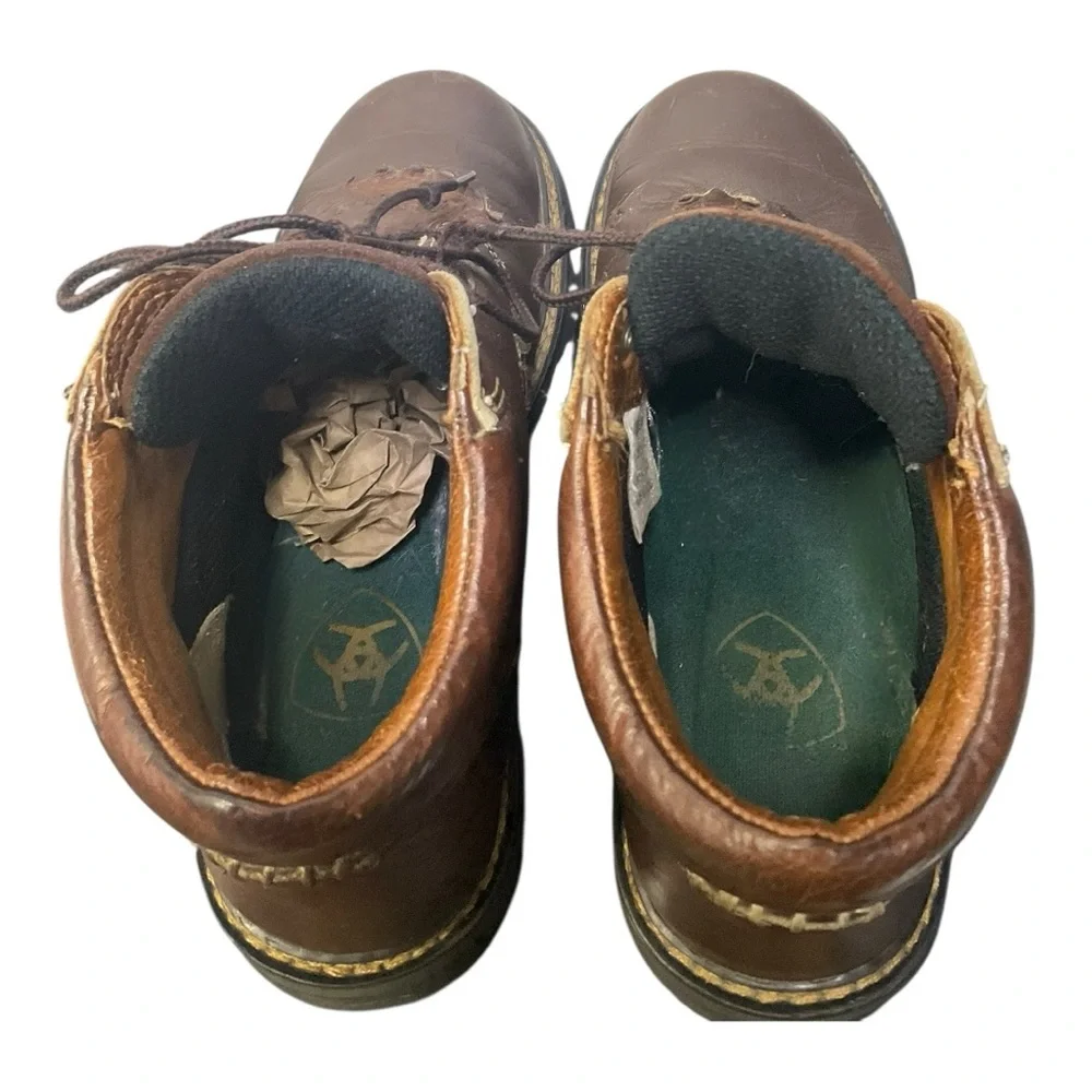 🥾 Ariat‎ Women’s Leather Work Boots | Distressed Brown | Size 7B